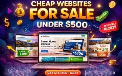 Cheap Websites for Sale (Under $500) – Best Platforms in 2025