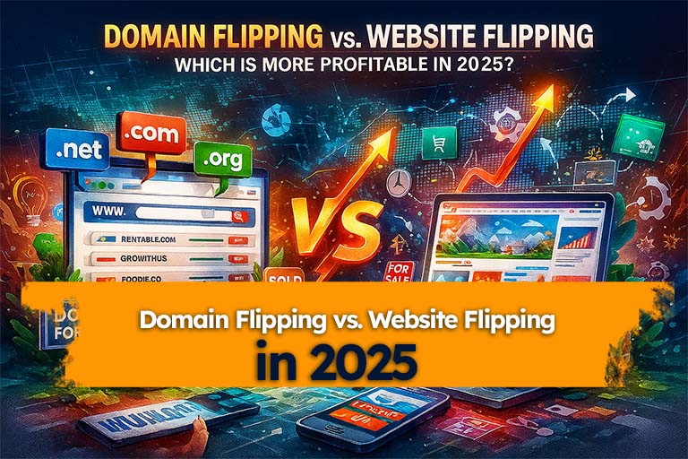 Domain Flipping vs. Website Flipping in 2025 – Which is More Profitable