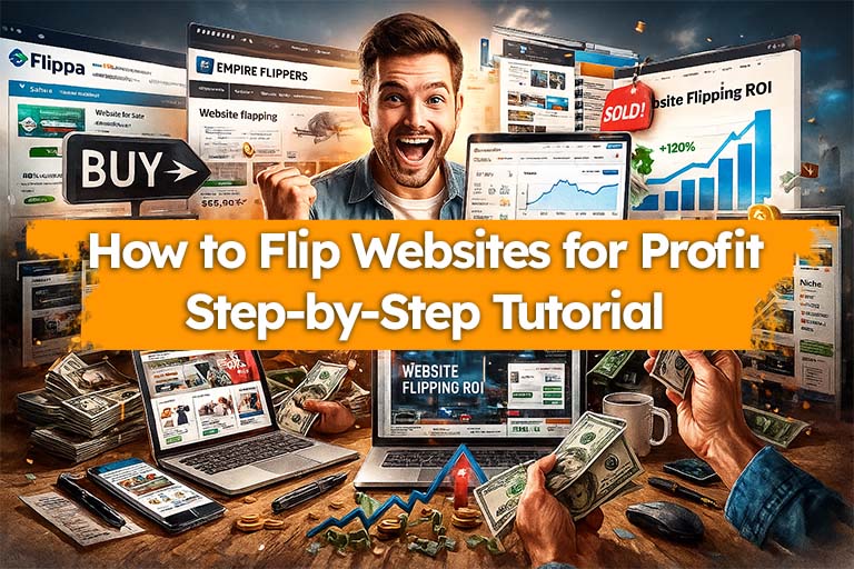 How to Flip Websites for Profit: Step-by-Step Tutorial