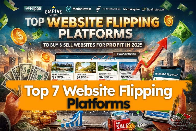 Top 7 Website Flipping Platforms